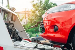car towed