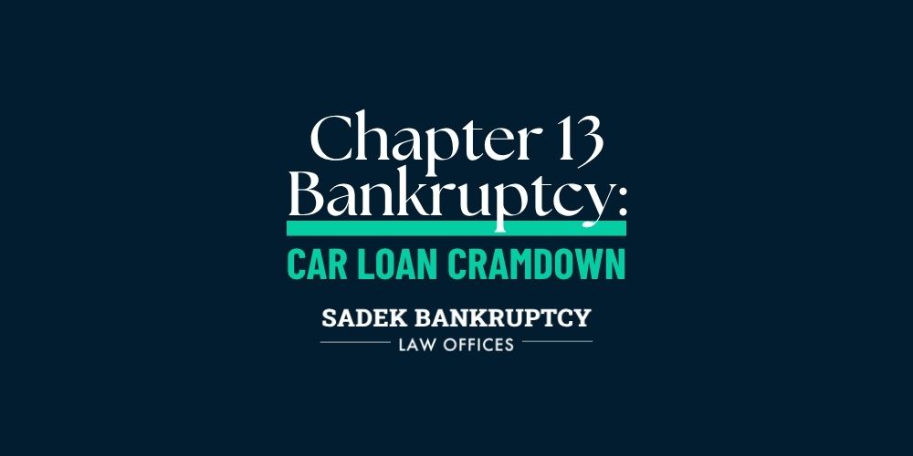 Chapter 13 Bankruptcy Car Loan Cramdown