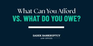 What Can You Afford Vs. What Do You Owe